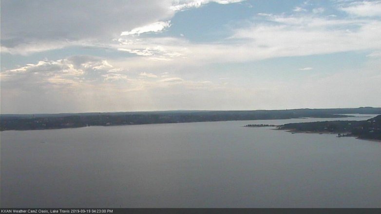 Lake Travis webcam, September 19, 2019 3:25 PM CT