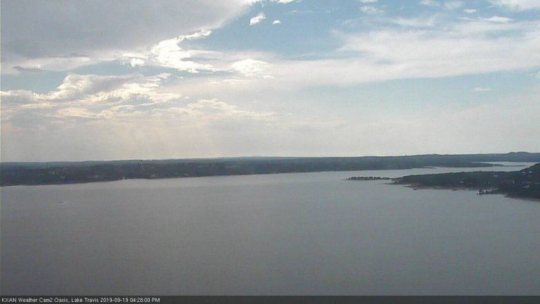 Lake Travis webcam, September 19, 2019 3:30 PM CT
