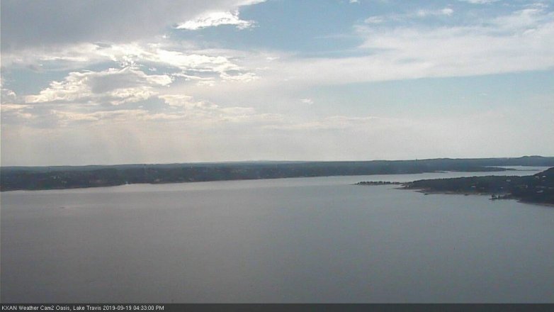 Lake Travis webcam, September 19, 2019 3:35 PM CT