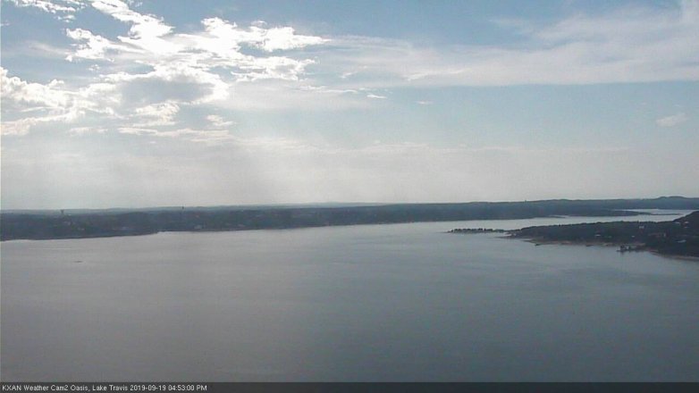 Lake Travis webcam, September 19, 2019 3:55 PM CT