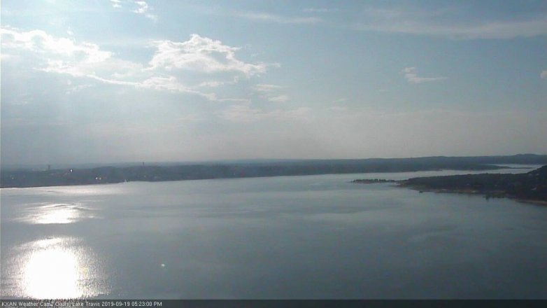 Lake Travis webcam, September 19, 2019 4:25 PM CT