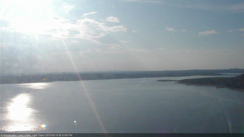 Lake Travis webcam, September 19, 2019 4:35 PM CT