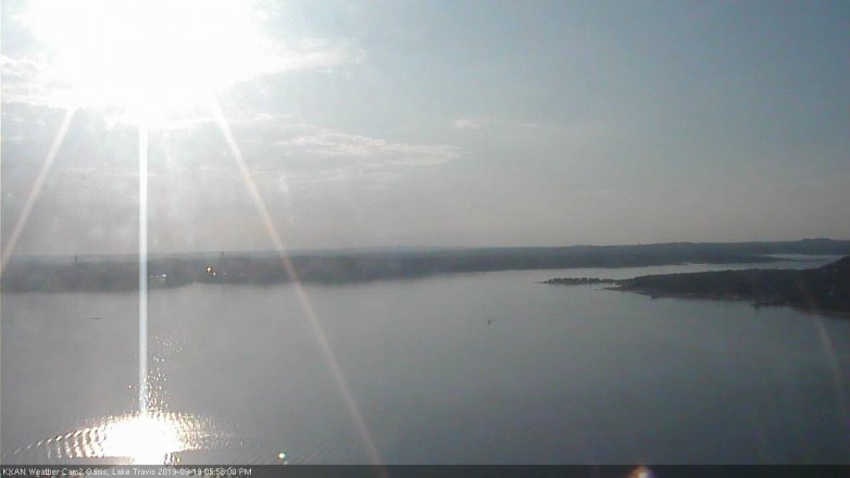 Lake Travis webcam, September 19, 2019 5:00 PM CT