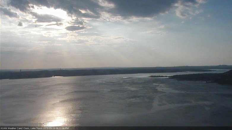 Lake Travis webcam, September 19, 2019 5:25 PM CT