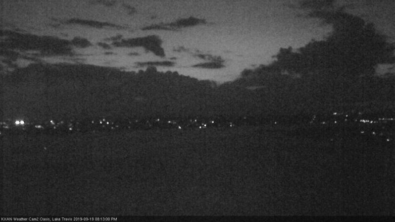 Lake Travis webcam, September 19, 2019 7:15 PM CT