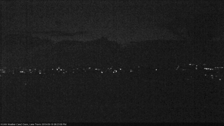 Lake Travis webcam, September 19, 2019 7:25 PM CT
