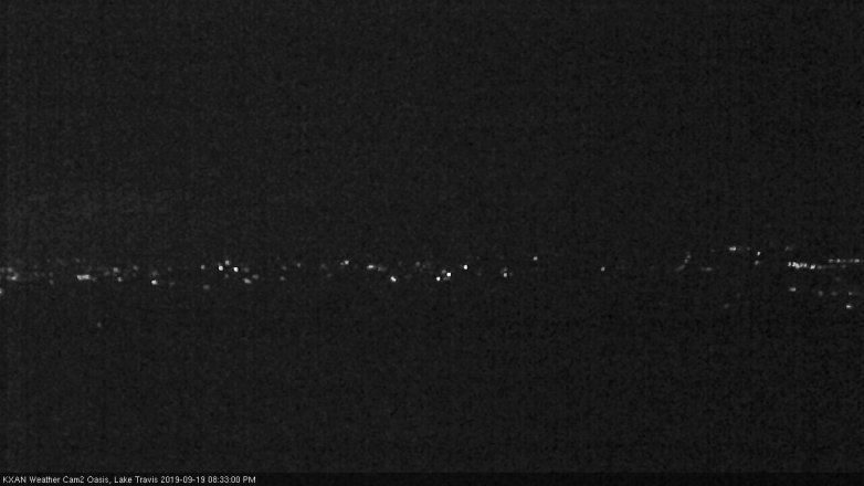 Lake Travis webcam, September 19, 2019 7:35 PM CT