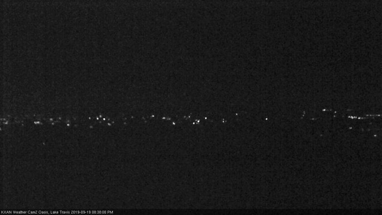Lake Travis webcam, September 19, 2019 7:40 PM CT
