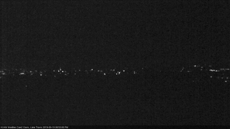 Lake Travis webcam, September 19, 2019 7:55 PM CT