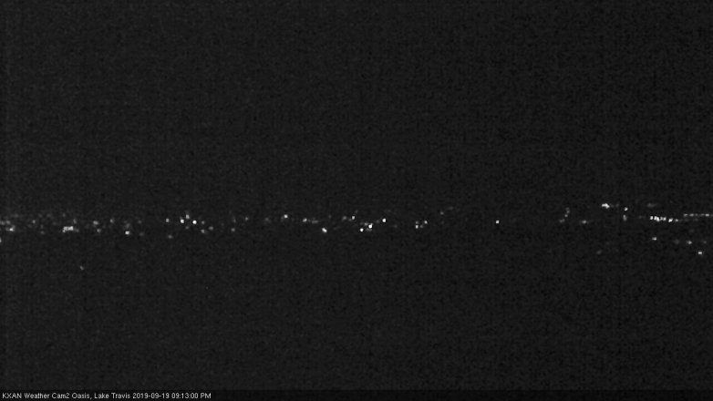 Lake Travis webcam, September 19, 2019 8:15 PM CT