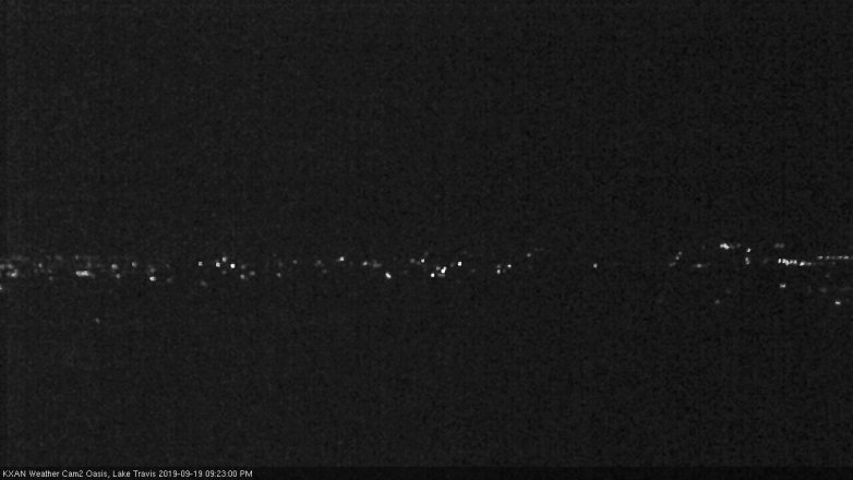 Lake Travis webcam, September 19, 2019 8:25 PM CT