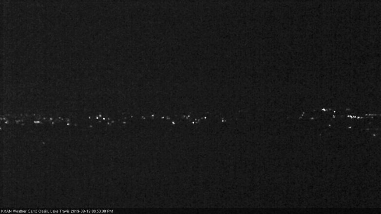Lake Travis webcam, September 19, 2019 8:55 PM CT