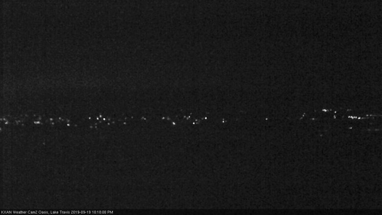 Lake Travis webcam, September 19, 2019 9:20 PM CT