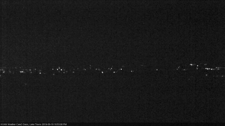 Lake Travis webcam, September 19, 2019 9:55 PM CT