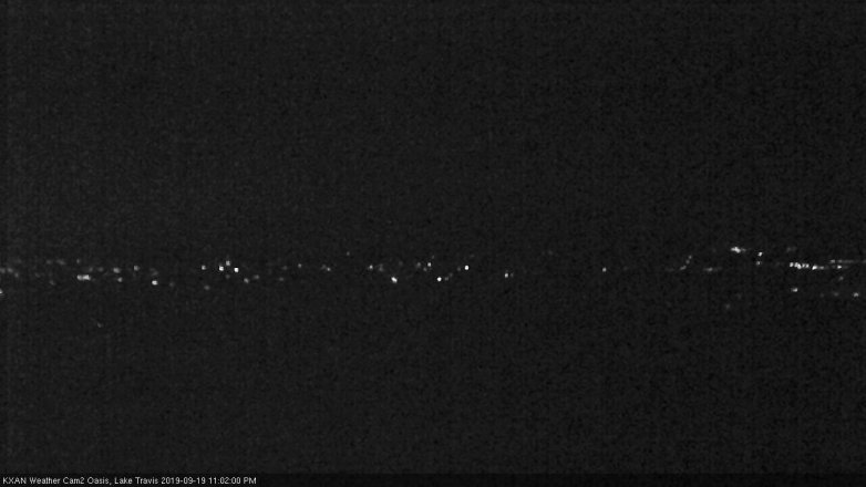 Lake Travis webcam, September 19, 2019 10:05 PM CT
