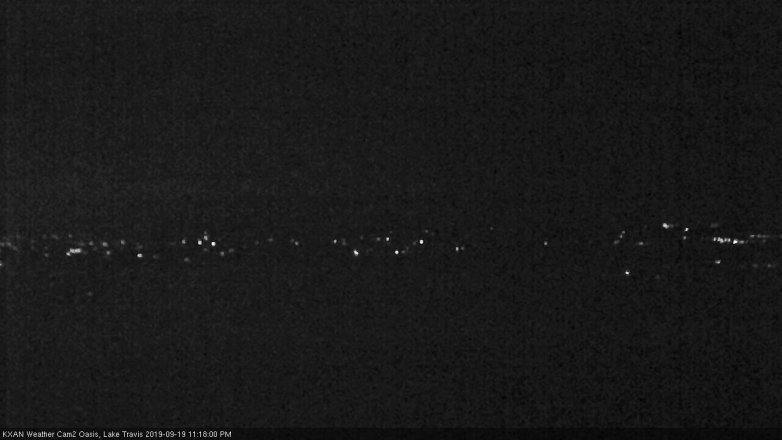 Lake Travis webcam, September 19, 2019 10:20 PM CT