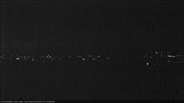 Lake Travis webcam, September 19, 2019 10:25 PM CT