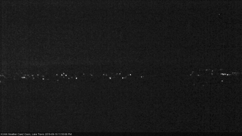 Lake Travis webcam, September 19, 2019 10:55 PM CT