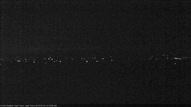 Lake Travis webcam, September 19, 2019 11:20 PM CT