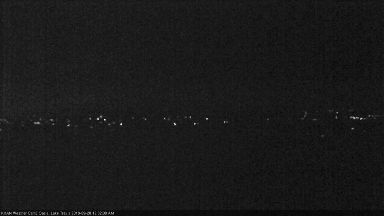 Lake Travis webcam, September 19, 2019 11:35 PM CT