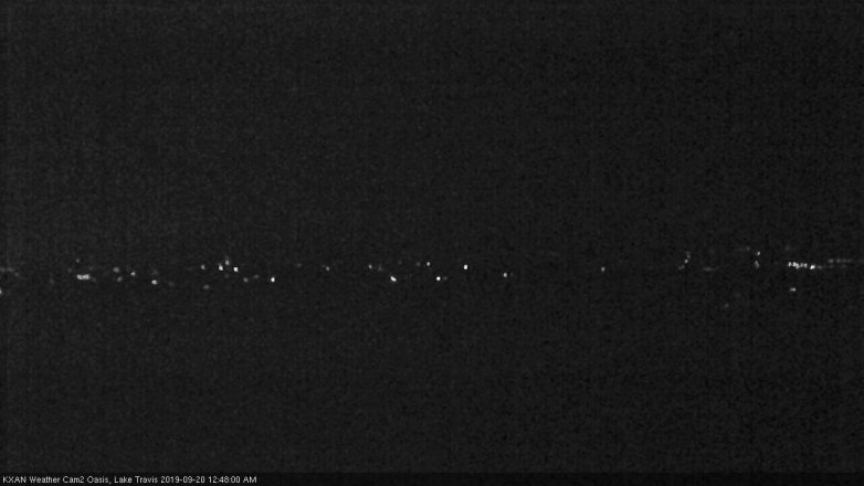 Lake Travis webcam, September 19, 2019 11:50 PM CT