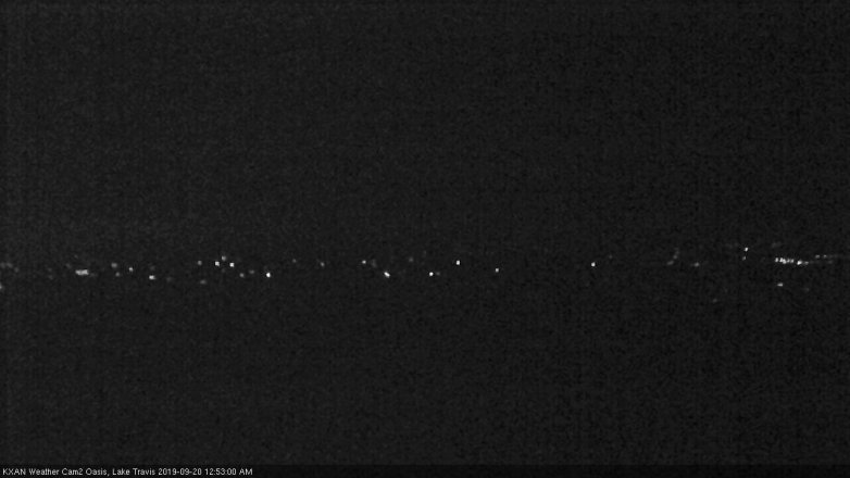 Lake Travis webcam, September 19, 2019 11:55 PM CT