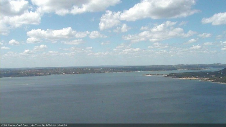 Lake Travis webcam, September 20, 2019 12:35 PM CT