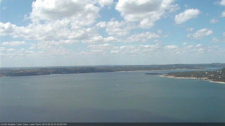 Lake Travis webcam, September 20, 2019 12:45 PM CT
