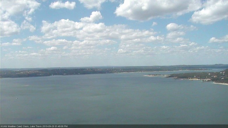 Lake Travis webcam, September 20, 2019 12:50 PM CT