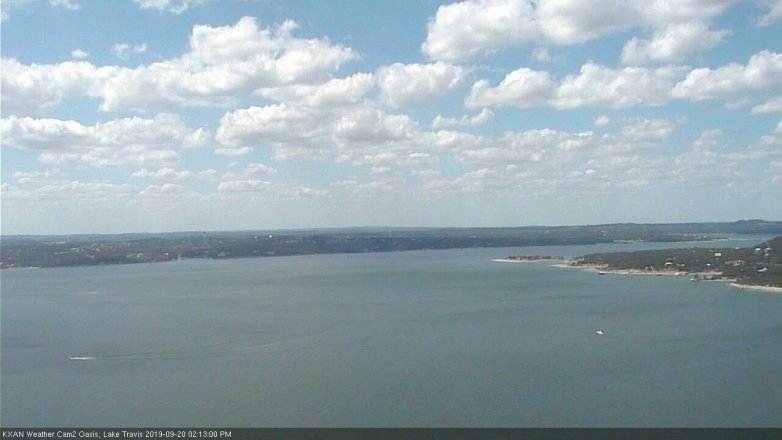 Lake Travis webcam, September 20, 2019 1:15 PM CT