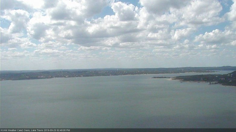 Lake Travis webcam, September 20, 2019 1:50 PM CT