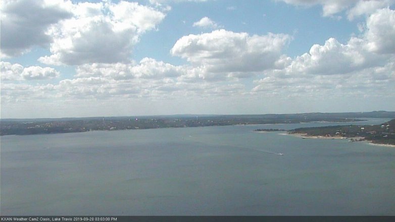 Lake Travis webcam, September 20, 2019 2:05 PM CT