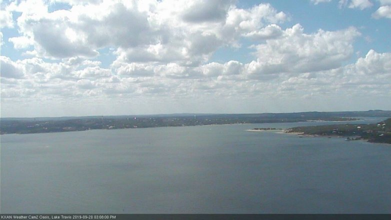 Lake Travis webcam, September 20, 2019 2:10 PM CT