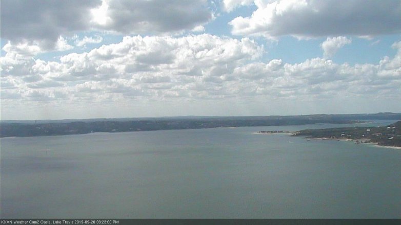 Lake Travis webcam, September 20, 2019 2:25 PM CT