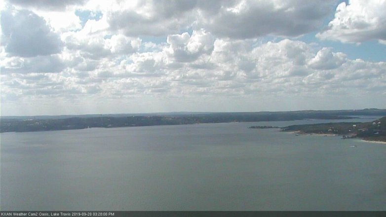 Lake Travis webcam, September 20, 2019 2:30 PM CT