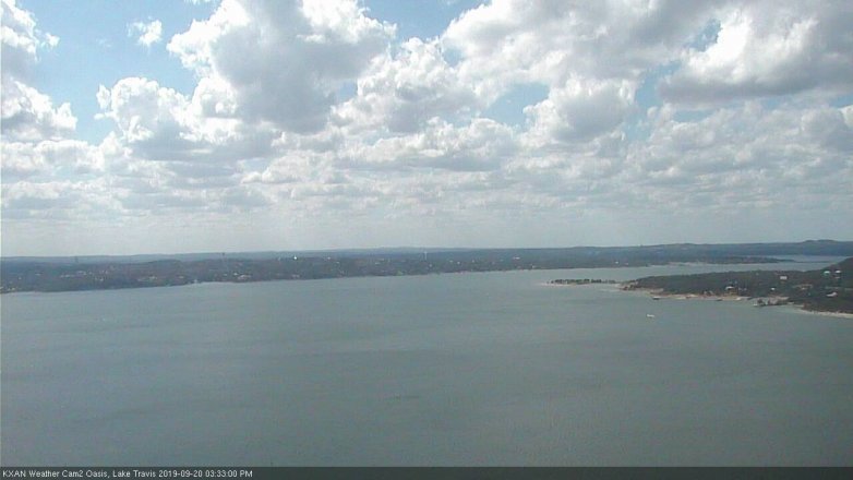 Lake Travis webcam, September 20, 2019 2:35 PM CT