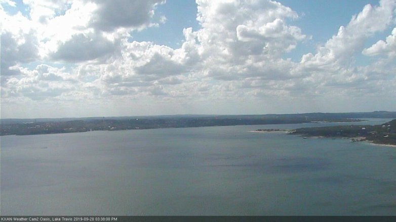 Lake Travis webcam, September 20, 2019 2:40 PM CT