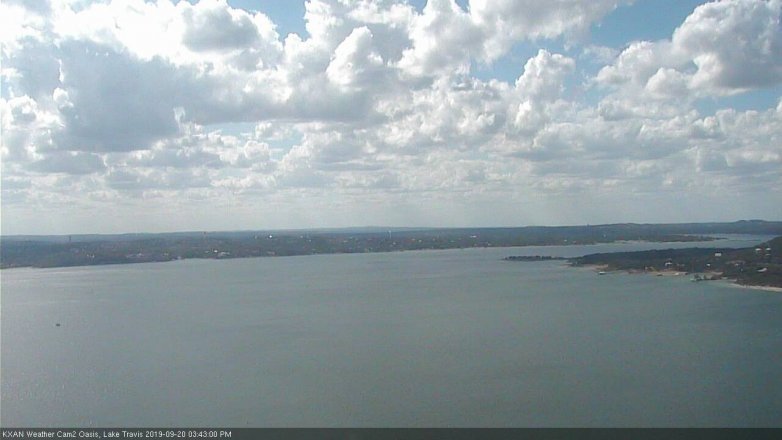 Lake Travis webcam, September 20, 2019 2:45 PM CT