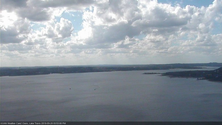 Lake Travis webcam, September 20, 2019 2:55 PM CT