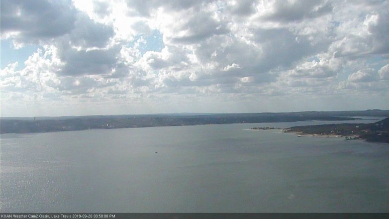 Lake Travis webcam, September 20, 2019 3:00 PM CT