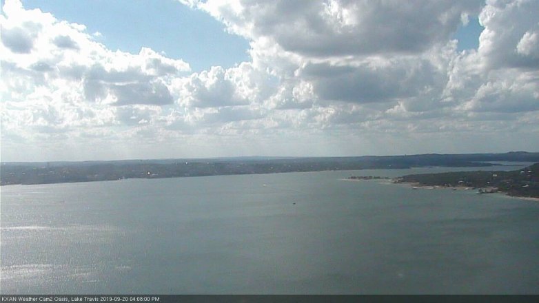 Lake Travis webcam, September 20, 2019 3:10 PM CT