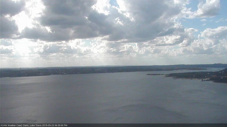 Lake Travis webcam, September 20, 2019 3:40 PM CT
