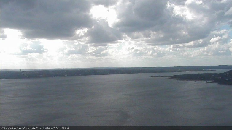Lake Travis webcam, September 20, 2019 3:45 PM CT
