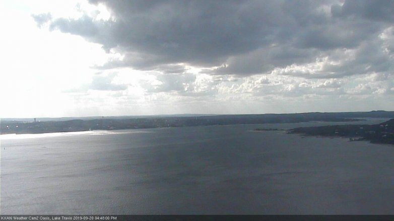 Lake Travis webcam, September 20, 2019 3:50 PM CT