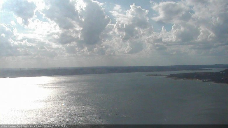 Lake Travis webcam, September 20, 2019 4:05 PM CT
