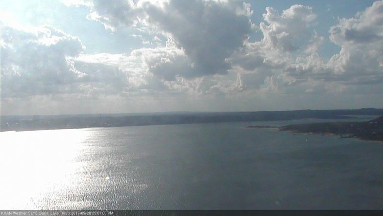Lake Travis webcam, September 20, 2019 4:10 PM CT