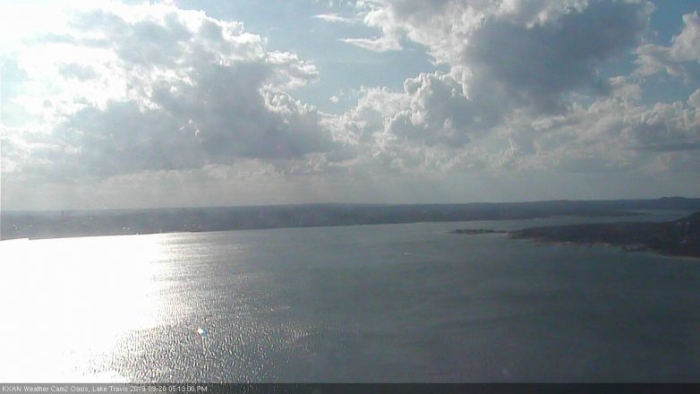 Lake Travis webcam, September 20, 2019 4:15 PM CT