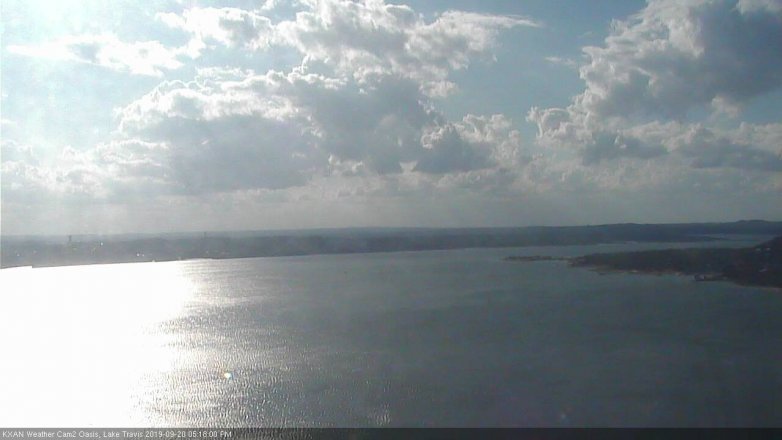 Lake Travis webcam, September 20, 2019 4:20 PM CT