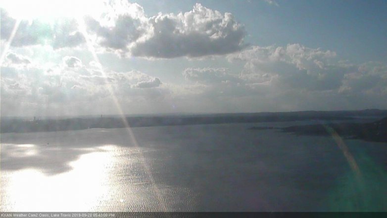 Lake Travis webcam, September 20, 2019 4:45 PM CT
