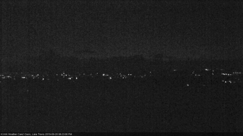Lake Travis webcam, September 20, 2019 7:25 PM CT